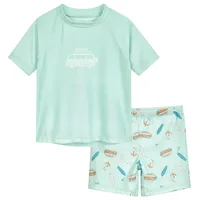 Playshoes Surf-Bus Bade-Set Grün/Mint 122/128