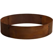 Estexo Pflanzring Metallring Stahl Hochbeet 80 cm Pflanzgefäß Pflanzkübel Rost Ring