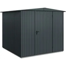 Hörmann Gerätehaus Berry Classic 2,59 x 2,48 m Grau