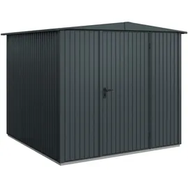 Hörmann Gerätehaus Berry Classic 2,59 x 2,48 m Grau