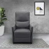 INOSIGN Relaxsessel »CURRIE, mit Liegefunktion, Webstoff-Bezug, Federkern,«,... Ruhe-Sessel, Lese-Sessel, TV-Sessel, grau