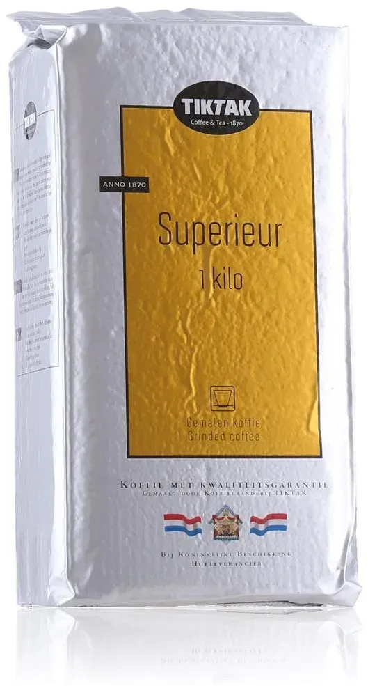 TikTak Superior Kaffee gemahlen 1kg