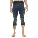 Uyn Resilyon 3/4 Funktionsunterhose Herren dark blue/yellow XXL