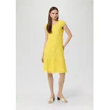 Comma, Kleid, gelb, 40