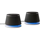 Amazon Basics - PC-Lautsprecher mit dynamischem Sound, USB-Betrieb,