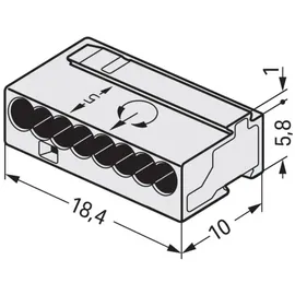 WAGO GmbH & Co. KG Verb.dosenklemme 243-308