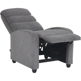 Home Affaire Relaxsessel BERVILLE Webstoff 69 x 104 x 87 cm Grau mit Schlaffunktion
