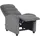 Home Affaire Relaxsessel BERVILLE Webstoff 69 x 104 x 87 cm Grau mit Schlaffunktion