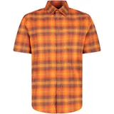 CMP Kurzarmhemd kariert Orange 54