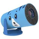 Beamer Kiano Kid Kinder Blau Hund Projektor HD 720p WLAN Bluetooth AirPlay Miracast 230° Drehung Mini Beamer für Kinderzimmer - Blau