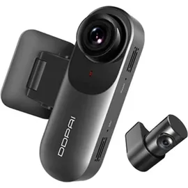 DDPai Mola N3 Pro, 1600p/30fps + 1080p/25fps (WLAN, GPS-Empfänger, Akku, Beschleunigungssensor, Eingebaute Anzeige, Full HD), Dashcam, Schwarz