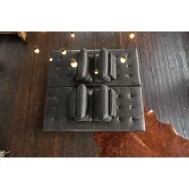 KAWOLA Ecksofa Wiolo Leder grau