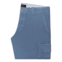 Bugatti Regular Fit Bermudas mit Cargotaschen, Blau, 58