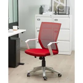 Beliani RELIEF Kunststoff Rot