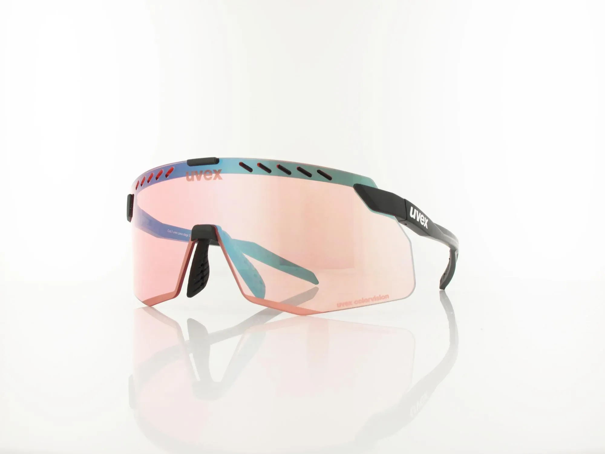 UVEX pace stage S CV S533073 2280 140 black matt / buzzy blue