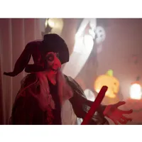 Europalms Halloween Hexe, animiert | Stehende Figur: Hexe mit