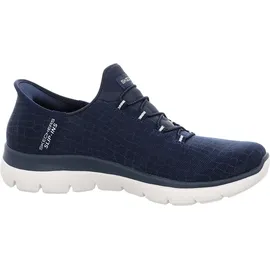 SKECHERS Summits Navy Mesh / Silver Trim 41