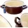 northix Brauner Kochtopf 16 cm rund
