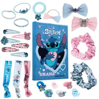 Disney Stitch Adventskalender 2024, Haarschmuck & Accessoires für Mädchen (Blau)