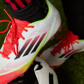 adidas F50 League FG/MG Herren Cloud White/Core Black/Solar Yellow 45 1/3