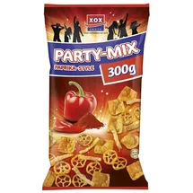 CHIPS XOX Partymix Paprika Style Kartoffel Weizen Snack feurig würzig 300g