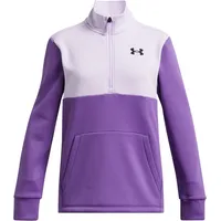 Under Armour Fleece Halbreißverschluss-sweatshirt - Salt Purple Black -