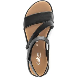 Gabor Comfort Sandale Damen Schwarz 40,5