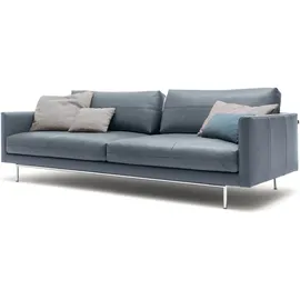 creation by rolf benz 4-Sitzer "CR.414, Designsofa, Loungesofa", blau (blaugrau), B:240cm H:91cm T:106cm, CREATION BY ROLF BENZ, Sofas, Wahlweise aus Leder oder Chenille