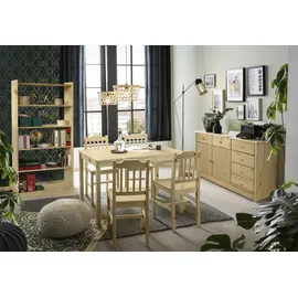 Möbilia Bücherregal 80 x 30 x 170 cm Beige