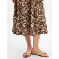 ARMEDANGELS Maxirock Damen Zebra Print Braun 40