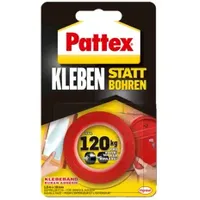 Pattex Kleben statt Bohren Klebeband doppelseitig, universal, 19mm/1.5m (PXMT2)