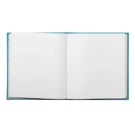 Exacompta Gästebuch 140 Seiten Goldschnitt, Skandi - türkis