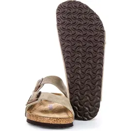 Birkenstock Arizona Weichbettung Veloursleder taupe 41