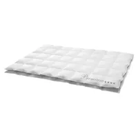 HANSKRUCHEN GmbH Hanskruchen® Bettdecke Daunen 100% 155x200 cm Medium waschbar Allergiker Ganzjahresbettdecke atmungsaktiv Daunendecke weiss - Weiß
