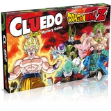 Winning Moves Dragon Ball Z Cluedo Mystery Brettspiel Englische Ausgabe, Join Goku, Gohan, Vegeta, Krillin, Piccolo und Gotenks, um die Dragon Balls zu schützen, lustiges Familienspiel für 2-6 Spieler