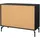 Home Affaire Kommode HOME AFFAIRE "Dana, Aufbewahrung, Schubladenschrank, Stauraum", schwarz (matt schwarz), B:98,7cm H:76,6cm T:39,8cm, Holzwerkstoff, Sideboards, Kommode, Sideboard mit 3 Schubladen, Metallbeine, Breite 99 cm