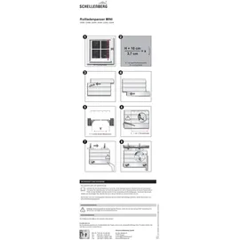 Schellenberg Rollladenpanzer Mini, weiß, 100 x 120 cm