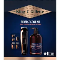 King C. Gillette Perfect Style Kit Geschenkset mit Trimmer