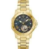 Bulova Analog 'Marine Star' Damen Uhr  97P171 - Goldfarben/Weiß