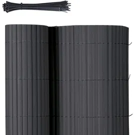 Sekey Sichtschutzmatte PVC 120 x 500 cm Anthrazit