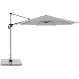 Doppler Active Ø 370 cm hellgrau