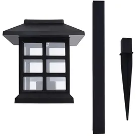 monzana Monzana® LED Solarlampe Außen 6er Set Wetterfest IP44 Erdspieß Solar Garten Leuchte Außenleuchte Balkon Deko