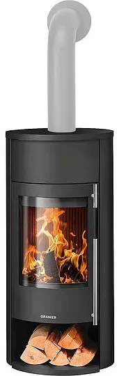 Kaminofen Oranier Polar Neo W+, Stahl schwarz, 8 kW - 5569 11