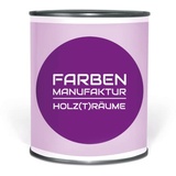 Farben Manufaktur Holzfarbe Wetterschutzfarbe Holzlack Holzschutzlack Holzdecklack Trendtöne 0,5L, Farbe: blut orange