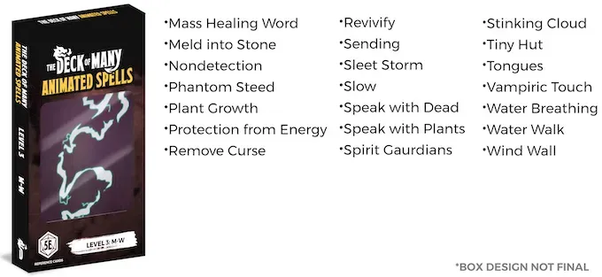 Decks of Many Animated Things (animierte Zauberkarten D&D 5E) - Level 3 Volume 2