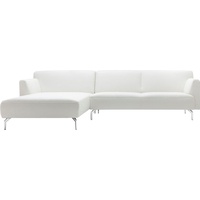hülsta sofa Ecksofa hs.446, in reduzierter Formsprache, Breite 275 cm weiß