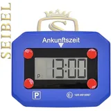 Digitale Parkuhr elektronische Parkscheibe KBA Stvo Zulassung in DE blau NEU