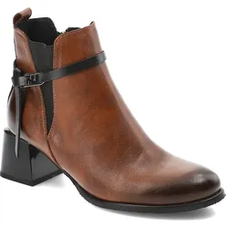 Braune Stiefeletten Armodo Absatzschuhe, 41