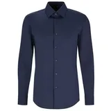 Boss H-hank Kent Langarmhemd Dark Blue 39 Regular