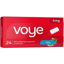 Voye Mint 4 Mg Wirkstoffhalt. Kaugummi Mit Nikotin 24 St